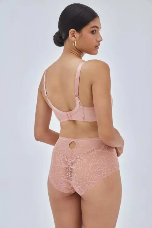 Alles Nude Rose Majtki Figi Wysokie Różowy